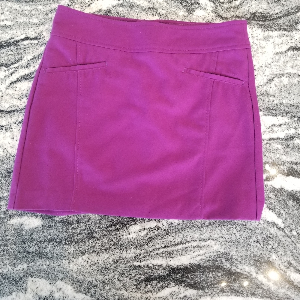(S) Mexx Electric Purple Rockstar Mini Skirt Soft Viscose Party Lined Colorful